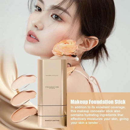 NEW Velvet Matte Foundation Stick Highly Malleable Concealer Contouring Lasting Waterproof Sweatproof High Coverage Foundation