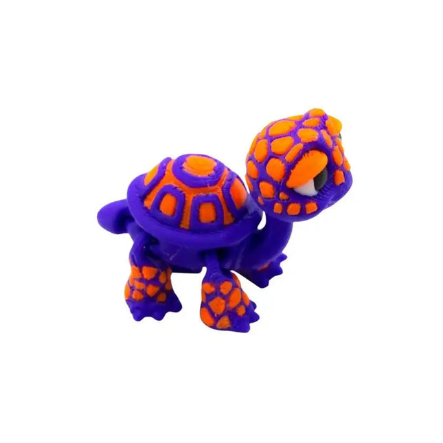 Simulated Turtle Model Plastic 3D Printed Cartoon Animal Toy Home Desk Decoration for Kids Learning Display
