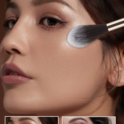 1/5/10pcs Professional Blush Highlight Loose Powder Brush Portable Multifunction Soft Fiber Makeup Brush Beauty Tools