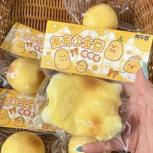 Creative Funny Simulation Potato Kneading Toy Slow Rebound Ins Small Fresh Pinch Children's Decompression Toy Hand Relax Gifts