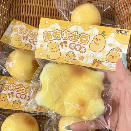 Creativity Funny Simulation Potato Kneading Toy Slow Rebound Ins Small Fresh Pinch Children Decompression Toys Hand Relax Gifts