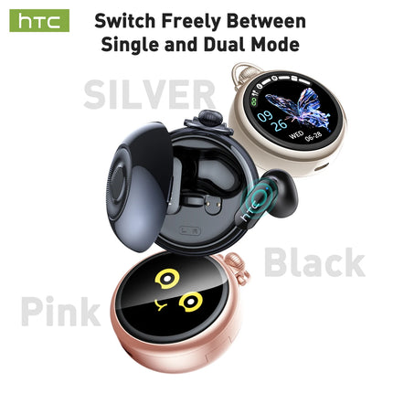 HTC NE71 Wireless Bluetooth Earbuds Ai Translation Smart Assistant Voice Companion Headphones 30Hours Battery Life Music Headset