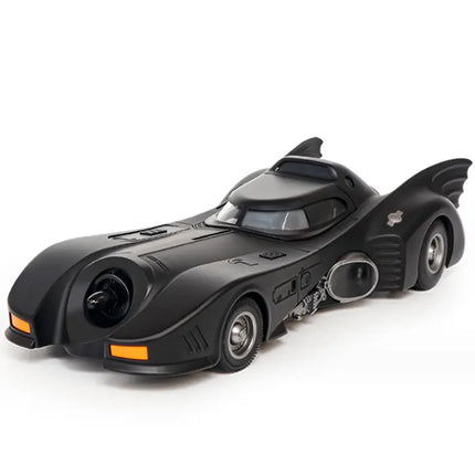 1/24 Classic Movie Car Alloy Batmobile Bat Sports Car Model Diecast Metal Toy Racing Car Model Sound Light Simulation Kids Gifts