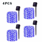 4pcs-blue / 12m100LED
