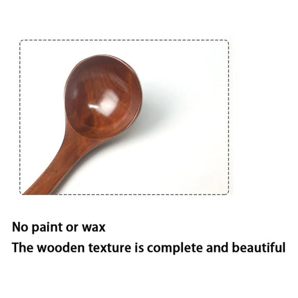 New Komu Wooden Spoon Soup Ladle Kitchen Utensils Tableware Cooking Catering Supplies Non Stick Pot Cutlery Accessories