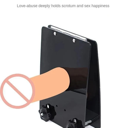 Male Ball Crusher Cock Rings Cage Thicken Penis Testicle Crusher Erotic Toys For Adults Men Bondage Ballstretcher