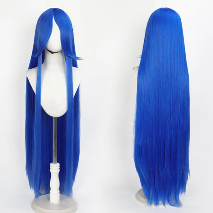Long Straight Cosplay Wig 100CM Multiple Colors Pink Blonde Black Anime Costume Wig Universal Synthetic Cos Wig Daily Party Wig