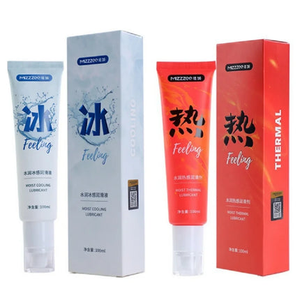 100ML Water Base Sex Lube for Adult Sex Toy Vaginal Stimulation Lubricant Hydrating Ice/Fire Feel Lubricating Fluid Anal Sex 18+