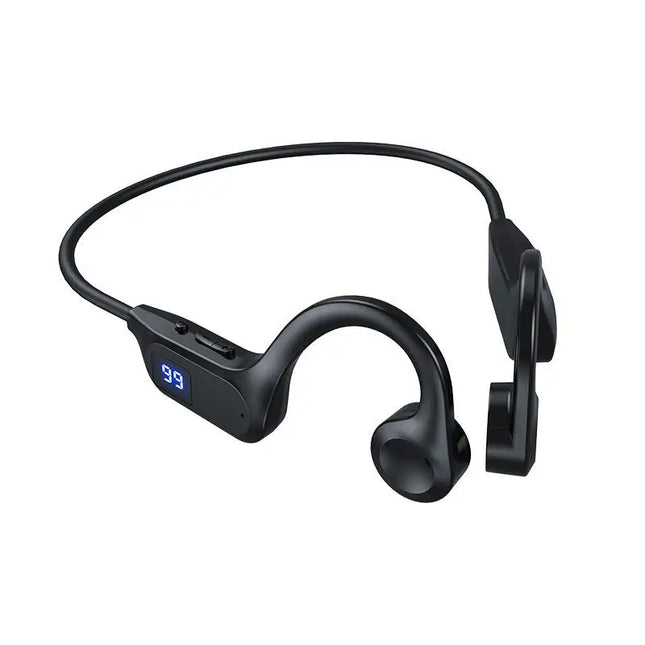 New Real Bone Conduction Wireless Earphone Sport Headphone Bluetooth-Compatible Headset Hands-free with Mic for Running