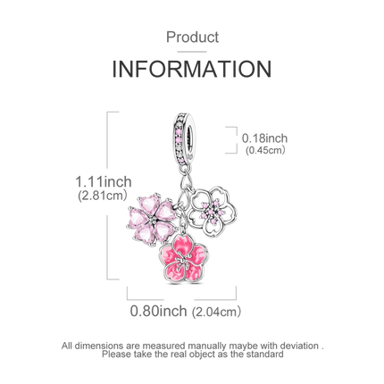 2026 Romantic Pink Color Charms Bead 925 Sterling Silver CZ Zircon Love Heart Pendants Fit Original Bracelet DIY Jewelry Gift