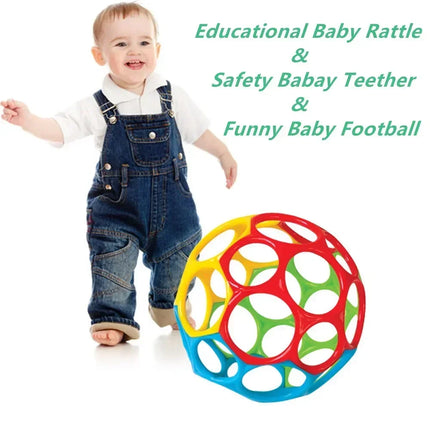 Baby Toy Soft Newborn Grasping Teethers Hand Bell Sensory Toys Rattles Kids Educational Toys for 0-12 Months Children Playing