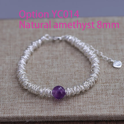 VENTFILLE 925 Sterling Silver Butterfly Bracelet for Girl Bead String Design Insect Fashion Versatile Jewelry Gift Dropshipping