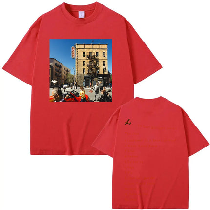 Joe Keery 2025 New Tshirt Djo De Crux Album T-shirt Men Women  Retro Harajuku Cotton Streetwear Trend Versatile Tee Clothing Y2K