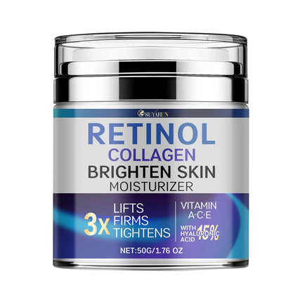 SUYARUN Retinol & Collagen Anti-Aging Face Cream - Wrinkle Reduction, Moisturizing & Brightening, Improve dry skin.