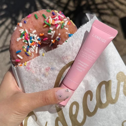 Brand Lip Gloss Donut Lip Balm Lightweight Hydrating Nourishing Repairing Improve Lines Dryness Create Naturally Plump Lips