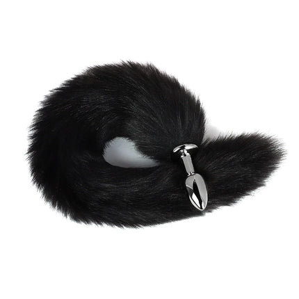 Anal Plug Metal Sexy Foxtail Anal Plug Role-play Sex Toy Male And Female Anal Plug Adult Game