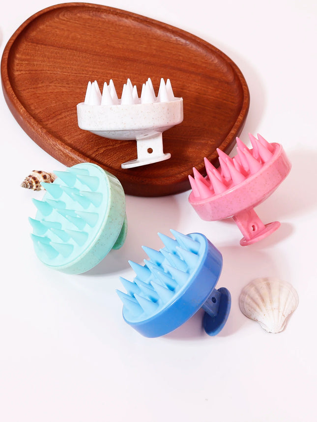 Hair Wash Brush, Silicone Scalp Massage Comb, Soft Body Massage Brush, Beauty and Hairdressing Tool, Special for Real Hair Wigs