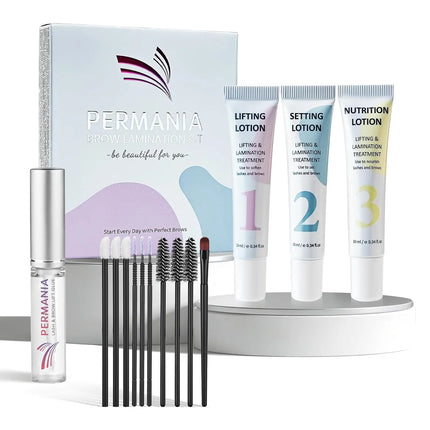PERMANIA 10-12 Minutes Sachet Lifting Brow Lamination Kit Calia Perm And Fixation Individual Package Eyebrow Lifting Tools