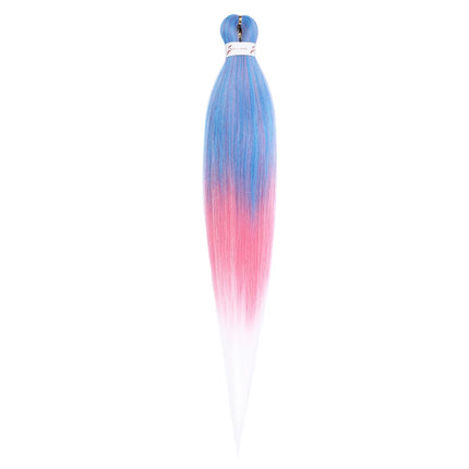 Pre-stretched Synthetic Braiding Hair Ombre Professional Easy  Hot Water Setting Soft  Crochet Braid Hair  Extensions