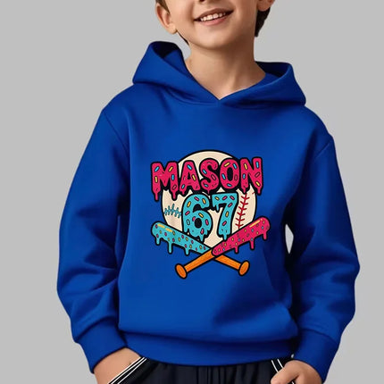 Funny Meme Pullovers Children's Fashion Cute Sweatshirts for Boys Girls Six Seven 67 Brainrot Print Y2k Hoodies Kids Clothes