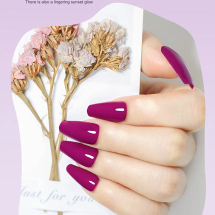 RG 15ml 17 Colors Purple Series Nail Gel Polish Semi-permanent Rich Violet Nail Polish Purple Glitter Gel Varnish For Manicure