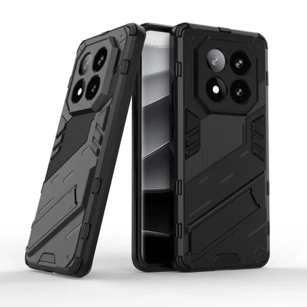 2IN1 Hybrid Armor Magnetic Hard Phone Case For Xiaomi Redmi Note 15 14 Pro Plus 4G 5G Shockproof Matte Bracket Protective Cover