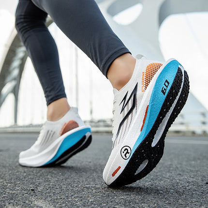 Sports Running Shoes Marathon Men Carbon Board Breathable Lightweight Women Comfortable Athletic Casual Sneakers Outdoor New