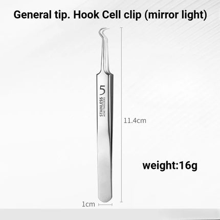 New 1/3 Pack Extra Fine No. 5 Cellular Acne Blackhead Tweezers - Facial Beauty Remove Acne Needle Tools for Skin Care Tools