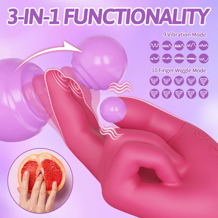 Wiggle Finger Vibrator for Women Sex Toys G-Spot Vagina Vibrator Heating Vibrators Female Masturbator Clitoris Clit Stimulator