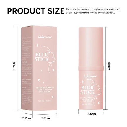 Blur Stick Like Baby Skin Instant Pore Eraser Primer Makeup Long-Lasting Oil Control Moisturizing Matte Finish Blur Pores Makeup