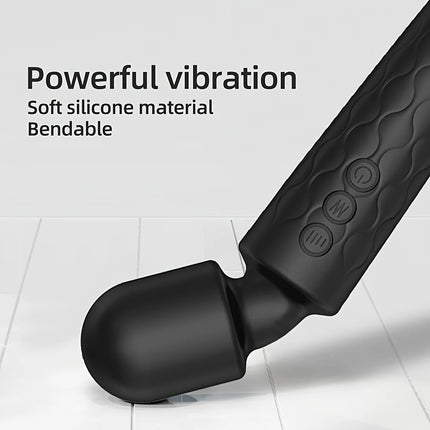 Adult Sex Toy Vibrator Wand for Women Clitoral Nipple Stimulator with 8 Speed 20 Vibration Modes Female G Spot Masturbation Wand
