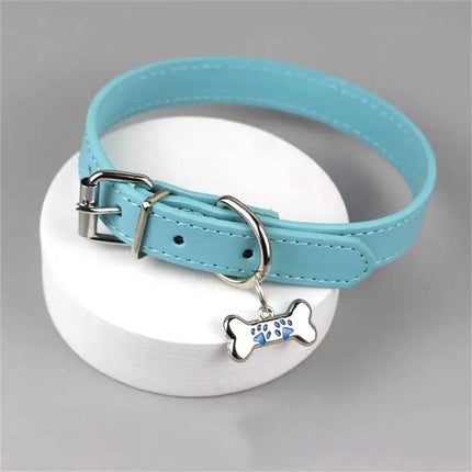 Trendy Punk Colorful Dog Claw Bone Necklace For Women Exquisite PU Leather Charms Choker Sweet Cool Party Jewelry Y2K Gifts