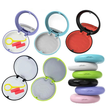 15pcs Portable Dental Retainer Case Denture Storage Box Orthodontic Mouth Guard Box Container Oral Hygiene Supplies Organizer