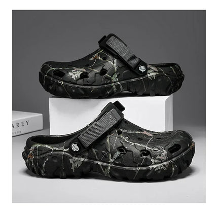 Flat Sandals Men Shoes 2024 Slippers Men Garden Platform Sandals Man Summer Sandals Male Sneakers Outdoor Flip Flops Home Clogs