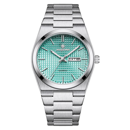 PAAZOMU Luxury Men Wristwatch Waterpro Of Luminous Date Week Watch For Man Stainless Steel Men's Watches Quartz Male Clock Sport