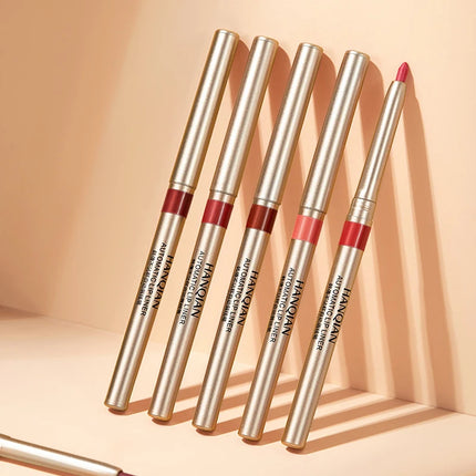 Automatic Rotary Lip Liner Easy Makeup Colour Lipstick Pencil Waterproof Long-lasting Matte Lipsticks Portable Girls Cosmetics