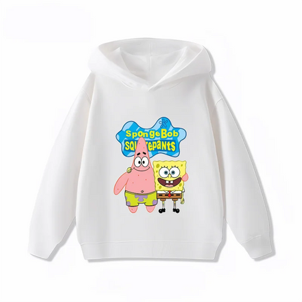 Potdemiel SpongeBob SquarePants Print Kids Hoodie, Boys & Girls Clothing, Autumn and Winter Warm Kids Hoodie Sweatshirt