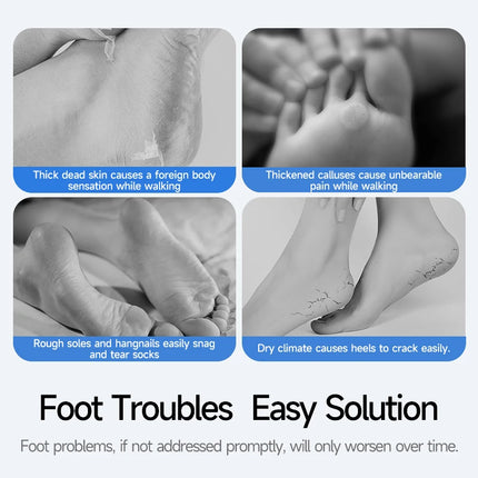 Waterproof Electronic Foot Callus Remover with 3 Speeds Waterproof IPX6 for Removing Dry Coarse Skin Calluses On Heels Women Men