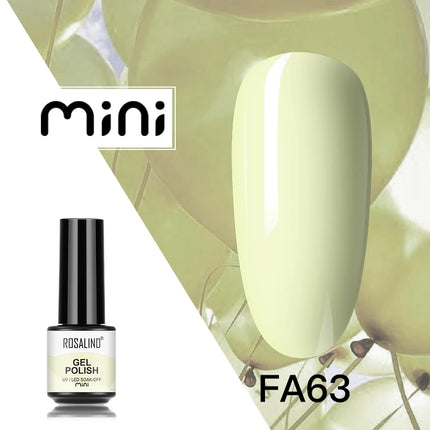 ROSALIND Shiny Gel Nail Polish Soak Off Gel Varnishes Nail Art Semi Permanent UV Glitter Nail Gel Polish Base Top Coat Enamel