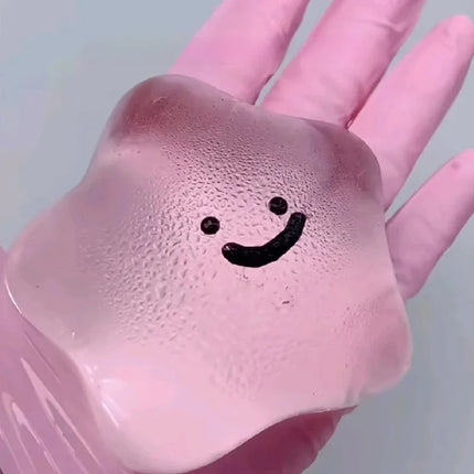 Squeeze Toy Adjustable Vacuum Squishy Stress Ball Toy for Stress Relief and Relaxation Transparent Bouncy Bubble Ball Party Gift