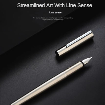 Jinhao 35 Fountain Pen All Steel Luxury Quality EF/ F Nib Calligraphy Writing Pen Stationery Business Office School Supplies