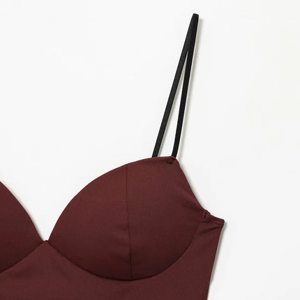 Sexy Corset Crop Top Women Camisole Backless Short Tops for Women Sleeveless Bustier Tops Women Straps Tube Top Female