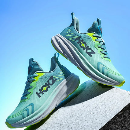 Carbon Plate Air Cushion Running Shoes for Men Soft Chunky Sneakers Women Daily Commuting Shoes Outdoor Casual Walking Shoes
