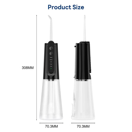 INSMART Water Flosser Dental Portable Oral Irrigator Water Flosser Teeth Whitening Waterproof Water Floss 270ML Teeth Cleaner
