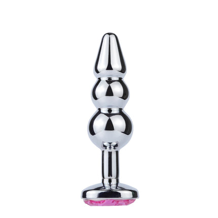 1PCS， Anal Sex Toys Small Crystal Cat Face Kitty Jewel Anal Butt Plug Prostate Massager Anal G-Spot Stimulation