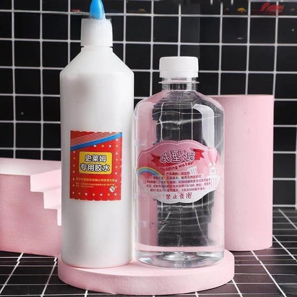 Slime Bubble Glue Fairy Shaping Water Magic Liquid Clay Making Substitute Borax Water Anti Stick Hand Pet Toy Set Universal
