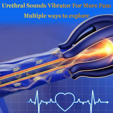Penis Massage Vibrator Glans Trainer Horse Eye Stick Stimulator Urethral Catheter Dilator Male Masturbator Sex Toy For Adult Men