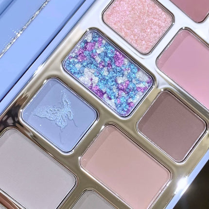 Qianyan Cheeryep 16 Color Eyeshadow Palette Glitter Chamelon Matte Pearlescent Flash Plate Cowherd Sequins