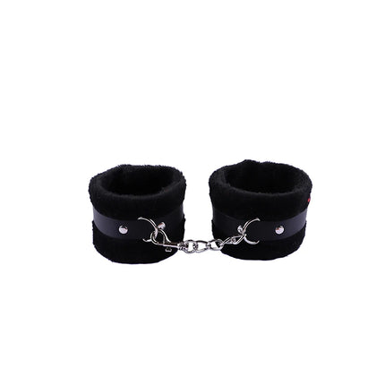 New 1Pc/set Handcuffs Adjustable PU Leather Plush Blindfold Masks Restraints Bondage Anal Plug Sex Toy For Women Adults Games
