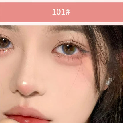 Monochrome Liquid Blusher Lightweight Color Rendering Natural Brighten Matte Rouge Blush Waterproof Facial Contouring Cosmetics